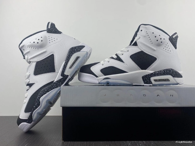 Retro Jordan 6 384664-101 Oreo 0807